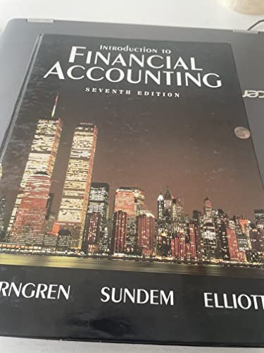 Introduction to Financial Accounting (7th Edition)