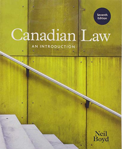Canadian Law: An Introduction