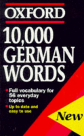 10,000 German Words (Oxford Quick Reference)