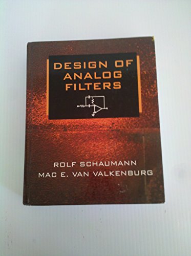 Design of Analog Filters