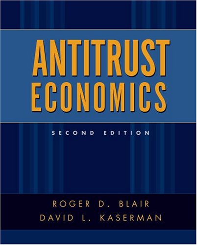 Antitrust Economics