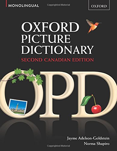 Oxford Picture Dictionary, Canadian Edition: Monolingual