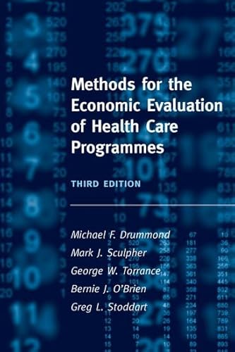 Methods for the Economic Evaluation of Health Care Programmes