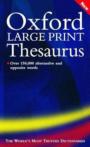 Oxford Large Print Thesaurus