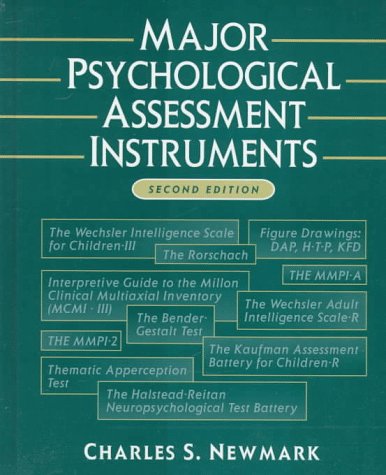 Major Psychological Assessment Instruments (2nd Edition)