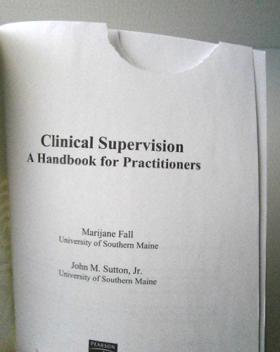 Clinical Supervision: A Handbook for Practitioners
