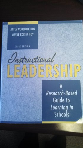 Instructional Leadership: A Research-Based Guide to Learning in Schools