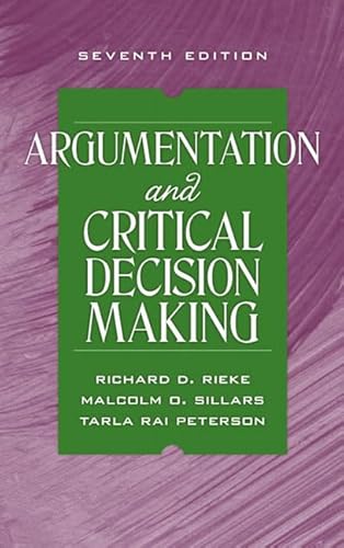 Argumentation and Critical Decision Making
