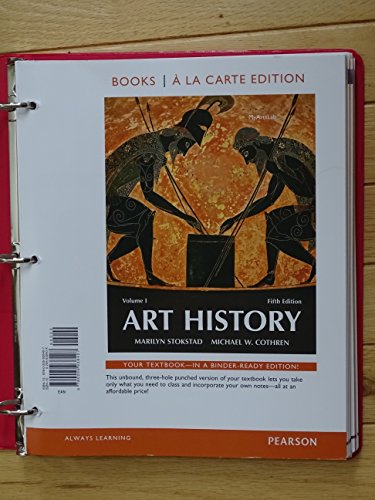 Art History, Volume 1 -- Books a la Carte (5th Edition)