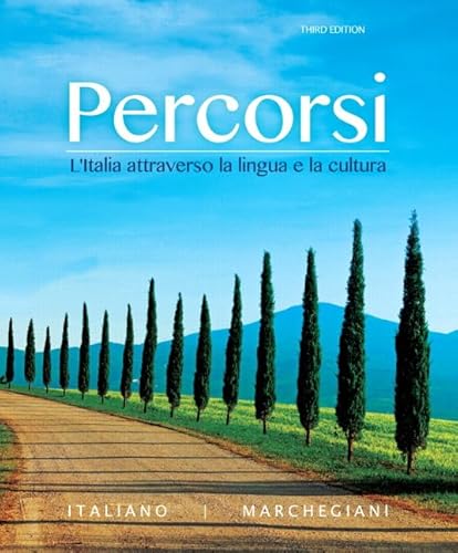 Percorsi: L'Italia attraverso la lingua e la cultura (3rd Edition) - Standalone book