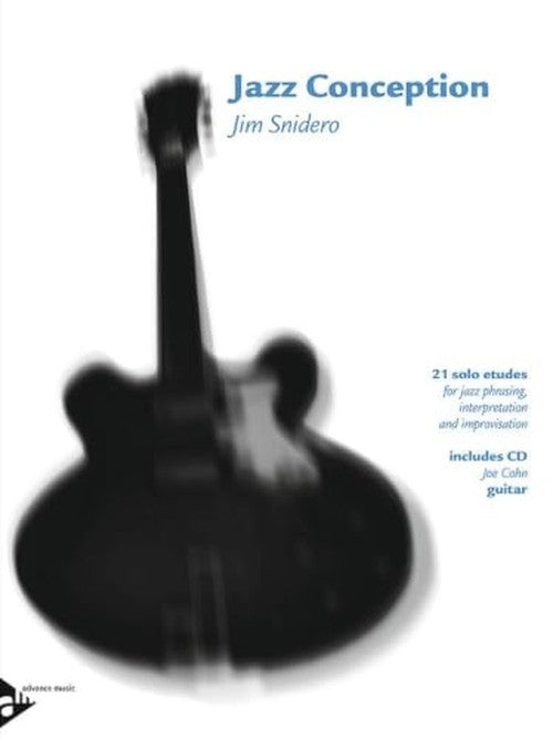 Jazz Conception -- Guitar: 21 Solo Etudes for Jazz Phrasing, Interpretation, and Improvisation (English/German Language Edition) (Book & MP3 CD)