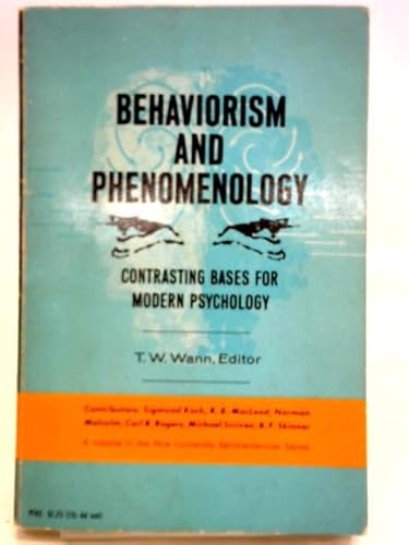 Behaviorism and Phenomenology