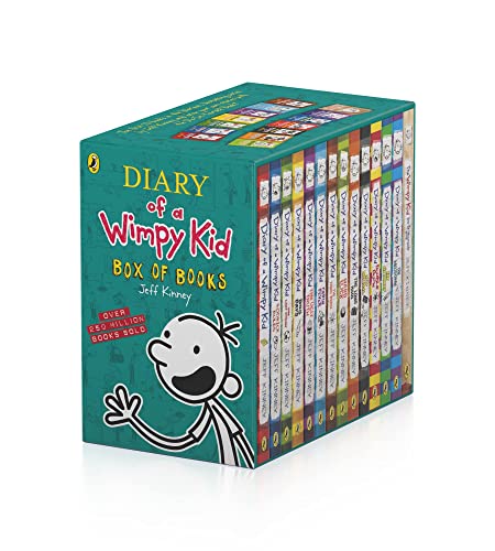 Diary of a Wimpy Kid Box of Books (1-13) Paperback