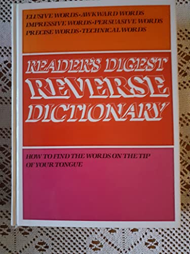 Reader's Digest" Illustrated Reverse Dictionary