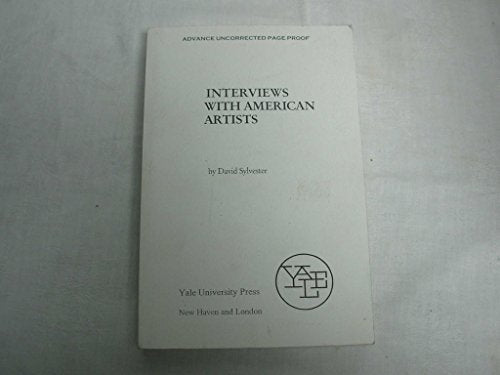Interviews with American Artists