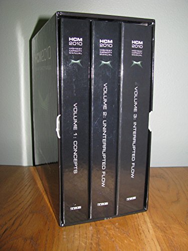 Highway Capacity Manual: HCM 2010 (3 Volume Set)