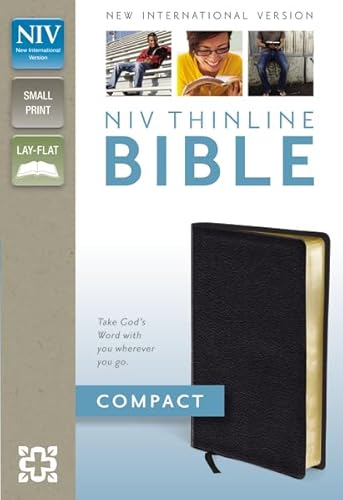 Holy Bible: New International Version, Black, Bonded Leather, Thinline Bible