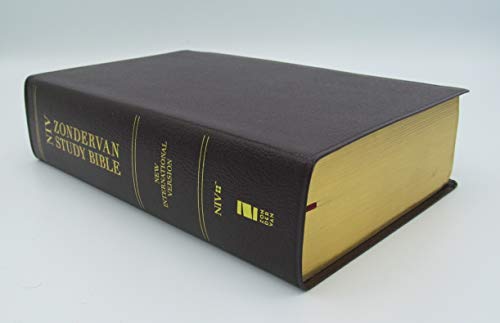 NIV Zondervan Study Bible, Bonded Leather, Burgundy: Built on the Truth of Scripture and Centered on the Gospel Message