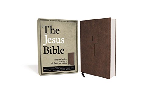 The Jesus Bible  NIV Edition  Leathersoft  Brown