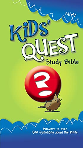 NIrV, Kids' Quest Study Bible, Hardcover: Real Questions, Real Answers (New International Readers Version)