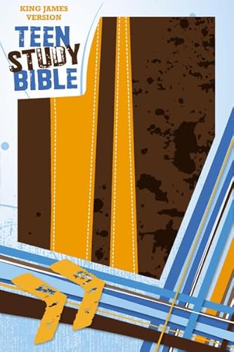 KJV, Teen Study Bible, Leathersoft, Brown/Orange
