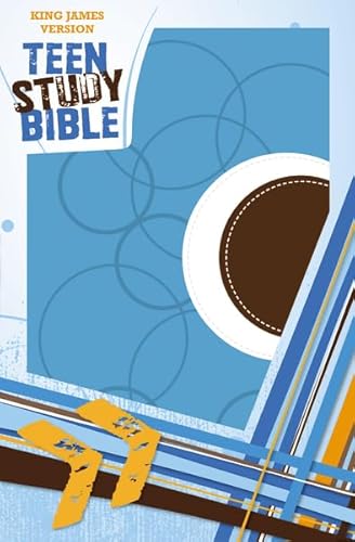 KJV, Teen Study Bible, Leathersoft, Blue/Brown