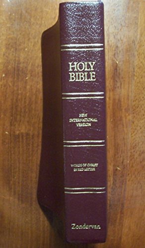 NIV Reference Bible, Personal Size (Burgundy Bonded Leather)