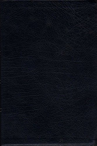 NIV Large Print Reference Bible, Personal Size (Navy Bonded Leather)