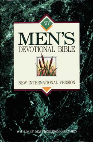 Holy Bible: New International Men's Devotional Bible/Navy Bonded Leather
