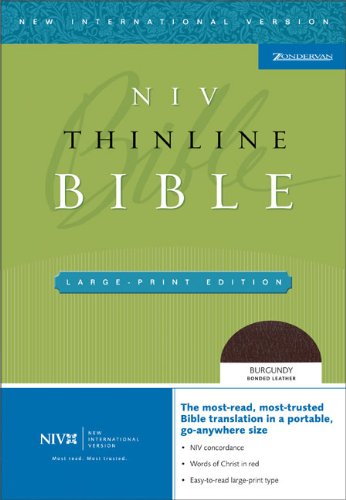 NIV Thinline Bible, Large Print (New International Version)