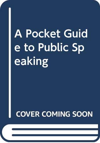 Pocket Guide to Public Speaking