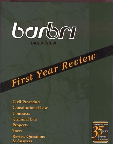 barbri Bar Review, First Year Review