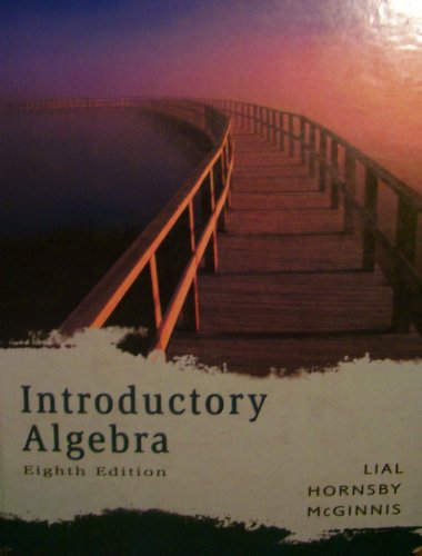 Introductory Algebra (8th Edition)