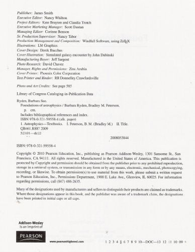 Foundations of Astrophysics