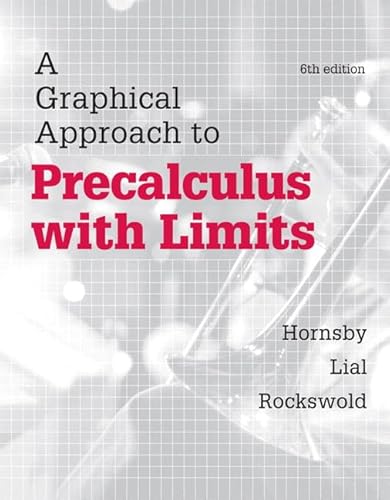 A Graphical Approach to Precalculus with Limits