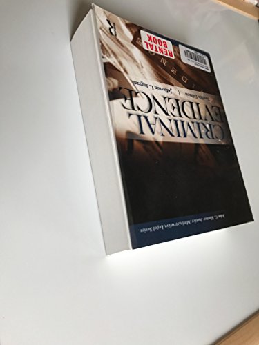 Criminal Evidence, Twelfth Edition (John C. Klotter Justice Administration Legal Series)