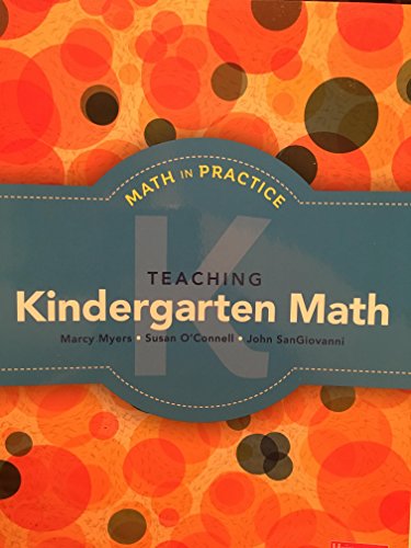 Math In Practice Teaching Kindergarten Math