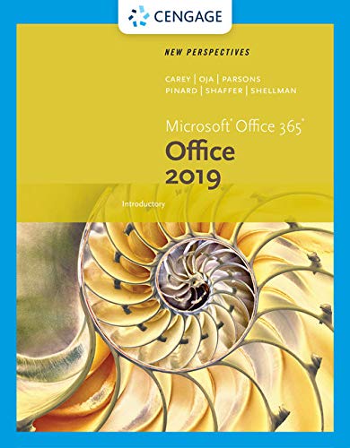 New Perspectives Microsoft Office 365 & Office 2019 Introductory, Loose-leaf Version (MindTap Course List)