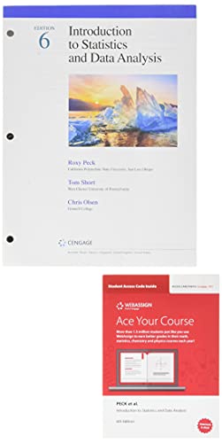 Bundle: Introduction to Statistics and Data Analysis, Loose-leaf Version, 6th + WebAssign Printed Access Card, Single-Term