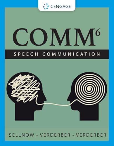 Comm: Speech Communication (Mindtap Course List)