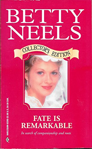 Fate Is Remarkable (Harlequin Romance, 1498)