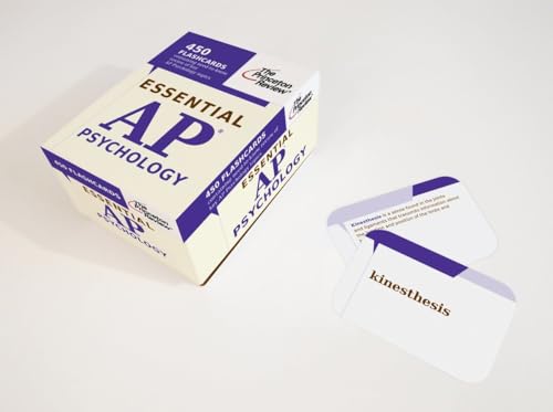 Essential AP Psychology (flashcards): 450 Flashcards with Need-To-Know Terms for Key AP Psychology Subject Areas (College Test Preparation)