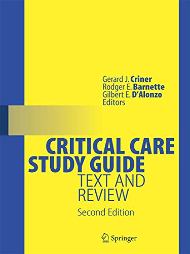 Critical Care Study Guide: Text and Review