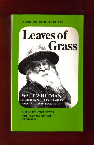 Leaves of Grass / Norton Critical Edition, Instructor's Desk Copy