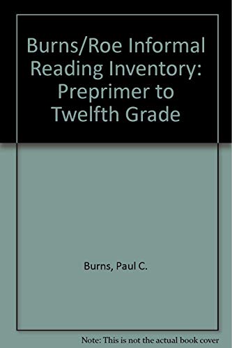 Informal Reading Inventory: Preprimer to Twelfth Grade