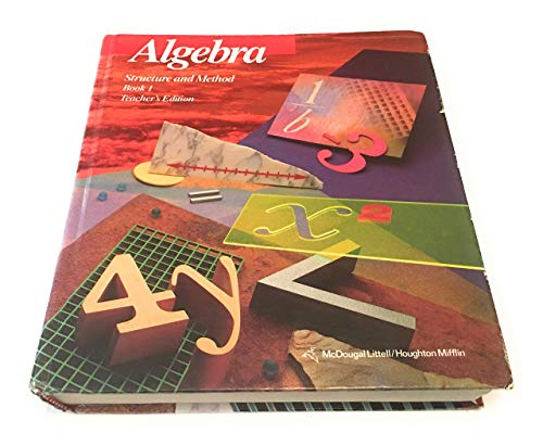 Algebra: Structure and Method, Book 1, Teacher's Edition