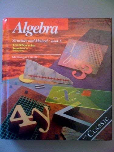 Algebra Structure And Method Book 1 (CA) (TE)