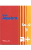 Basic Algebra (McDougal Littell Brown Algebra)
