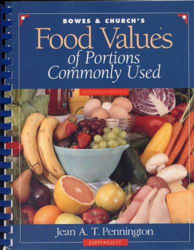 BOWES AND CHURCH'S FOOD VALUES OF PORTIONS COMMONLY USED: .