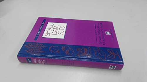 A Handbook of Small Data Sets (Chapman & Hall Statistics Texts)